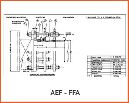 Anant Engineers & Fabricators, MS (Mild Steel) Flange Adaptors / Adapters, Weldable Type Flange Adaptors, Flange Type Flange Adaptors