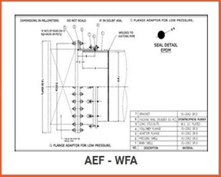 Anant Hydro Engineers L L P, MS (Mild Steel) Flange Adaptors / Adapters, Weldable Type Flange Adaptors, Flange Type Flange Adaptors